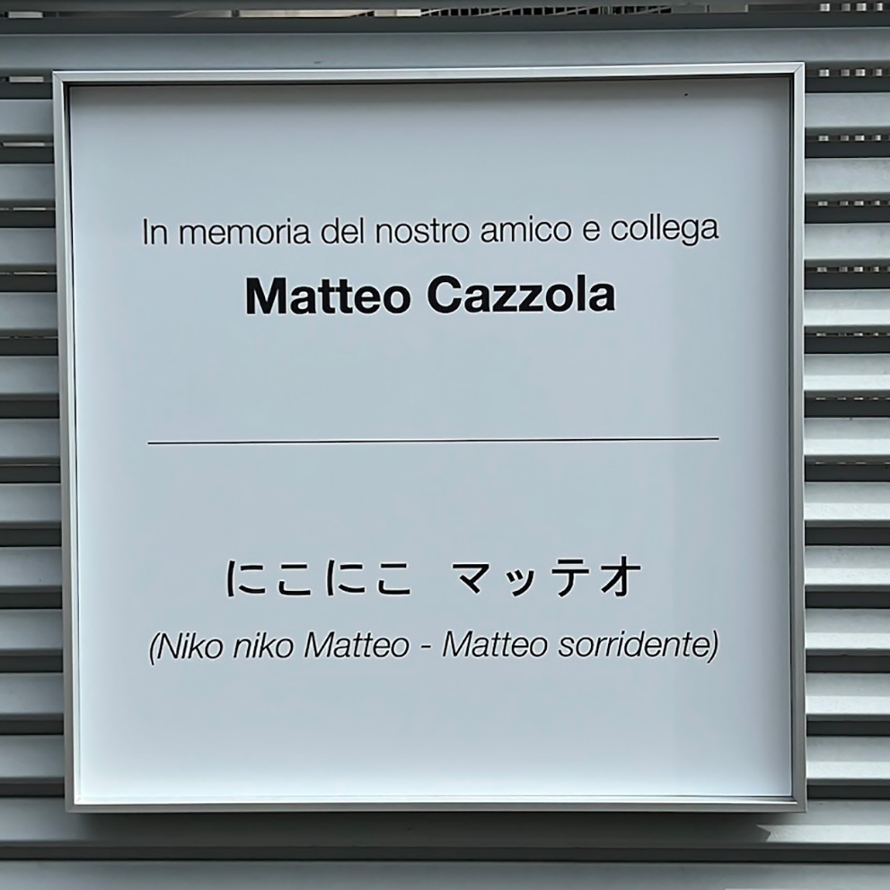 Intitolato a Matteo Cazzola il laboratorio per la sperimentazione dell’idrogeno di Pietro Fiorentini